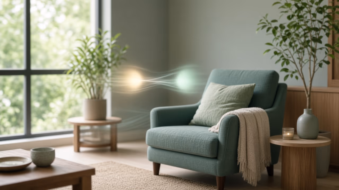 Calm therapy space for an EMDR session at Revibe Therapy