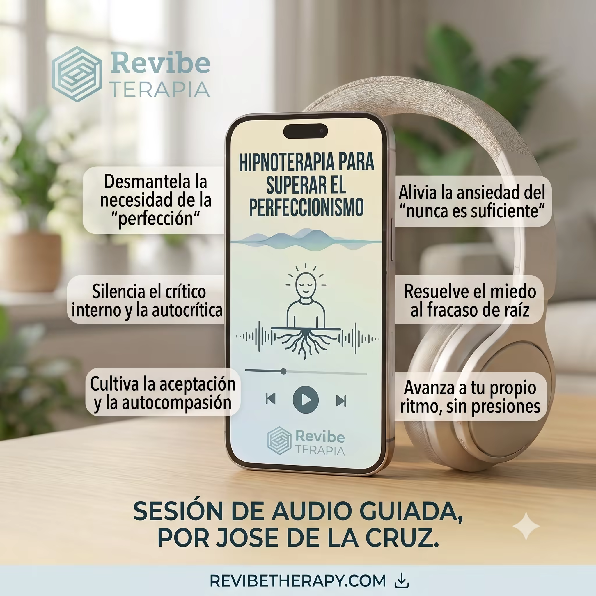 Revibe Therapy Hipnoterapia para el Perfeccionismo (Español) cover