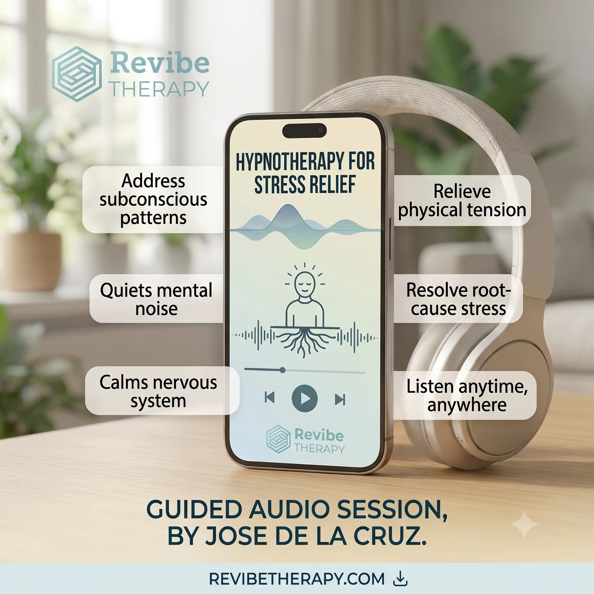 Revibe Therapy Stress Hypnotherapy (English) cover