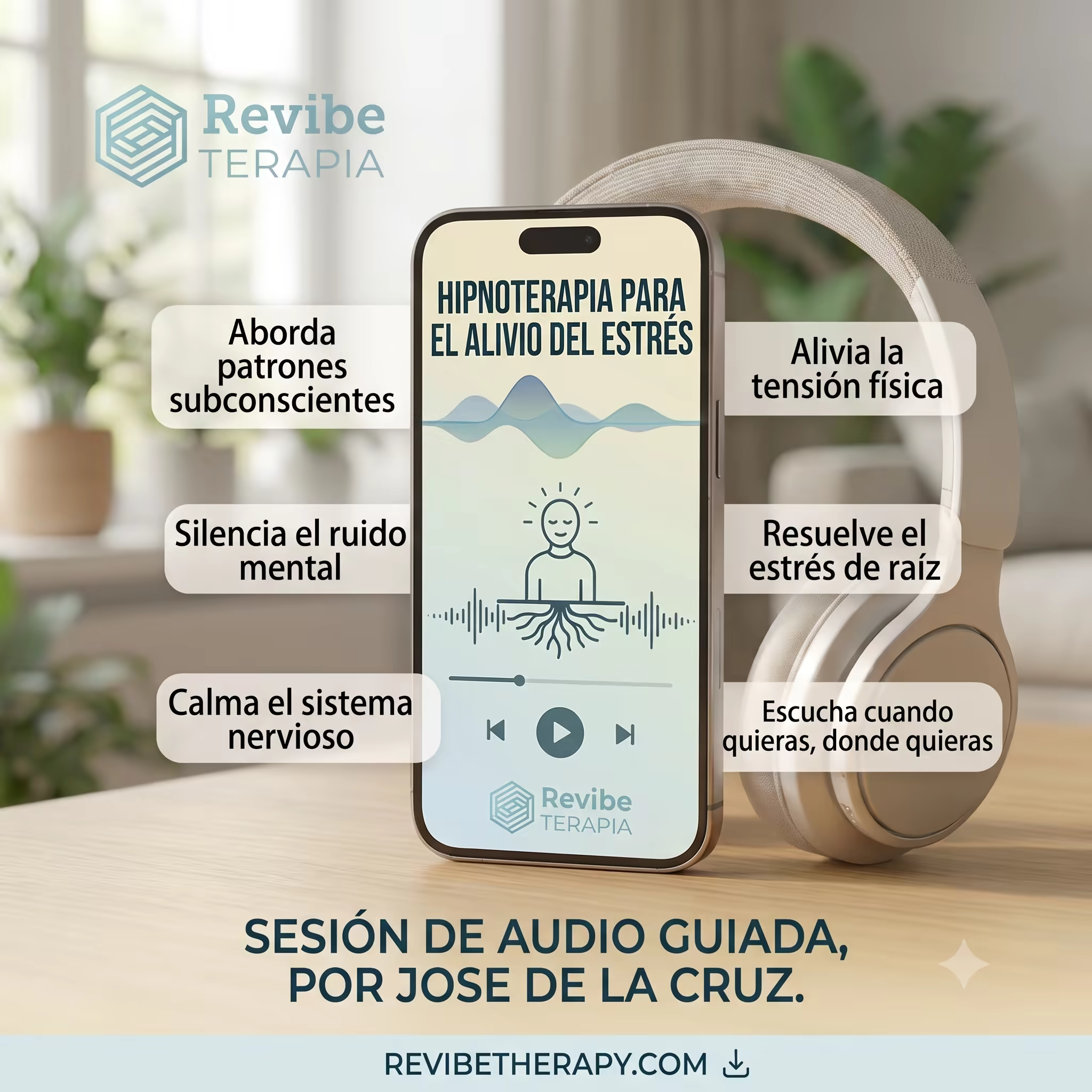 Revibe Therapy Hipnoterapia para el Estrés (Español) cover