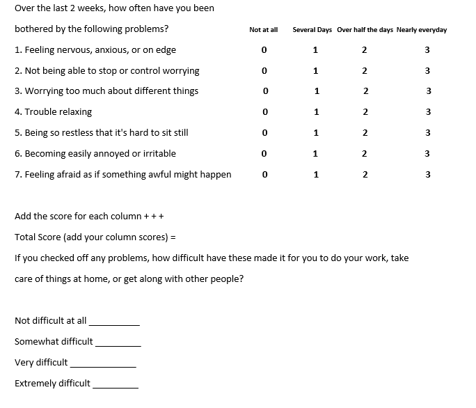 WHAT IS THE ROOT CAUSE OF GAD?