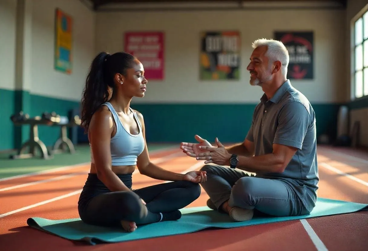 track field hypnotherapy session
